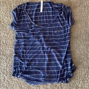 Blue stripped t shirt